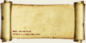 Jakov Debelnogić vizit kartica